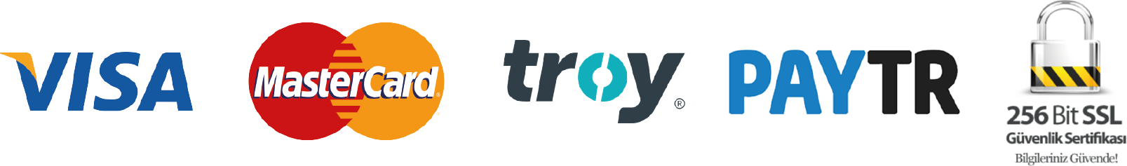 PayTR, Troy, Visa, MasterCard Güvenli Ödeme